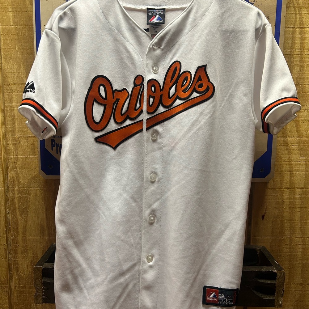 Size XL Majestic Baltimore Orioles Matt Wieters Jersey